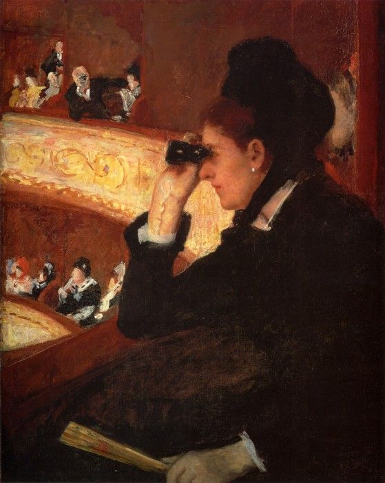 Cassatt Mary At The Opera.  