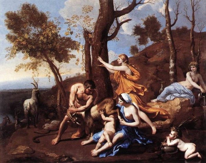 Poussin The Nurture of Jupiter. , 