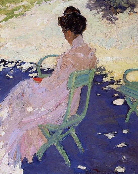 Bibrovsky Grigory Woman in a chair Sun. ����������, ��������