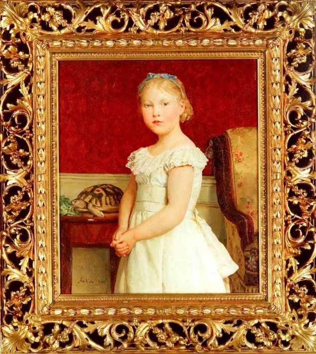 Anker Albert Bildnis Dora Luthy 1900. , 