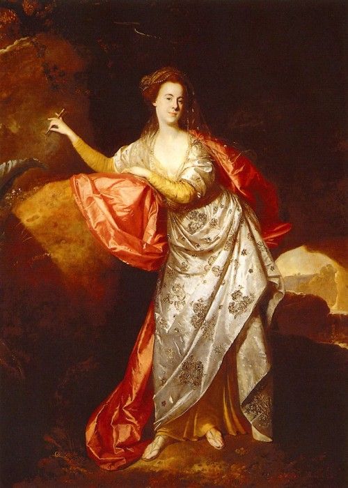 Zoffany, Johann - Ann Brown in the Role of Miranda (end. Zoffany, 