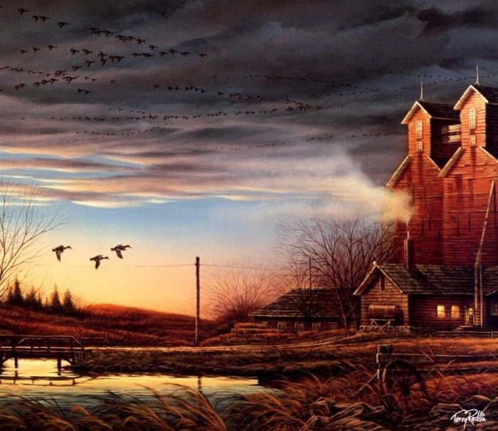 Terry Redlin - Prairie Morning, De. Redlin 