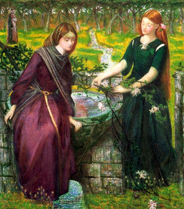 ger-Rossetti-DantesVisionOfRachelAndLeah. , 