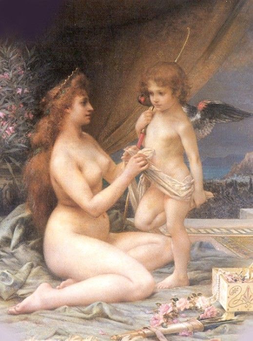 Danger Henri Camille Aphrodite and Eros 1917. ,  