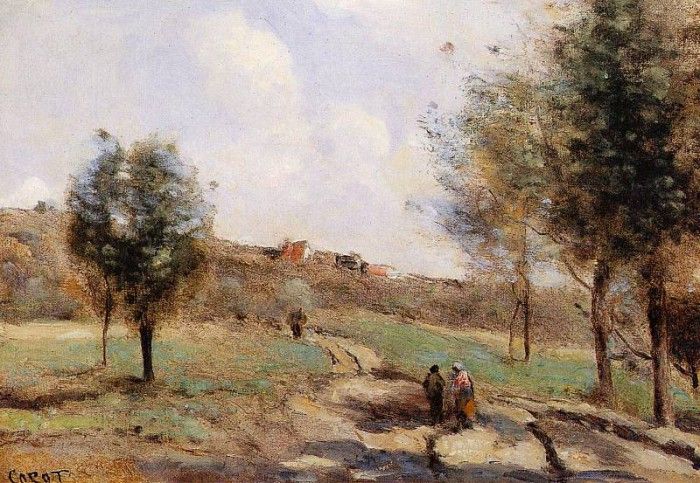 Corot Jean Coubron route Montante Sun. , --