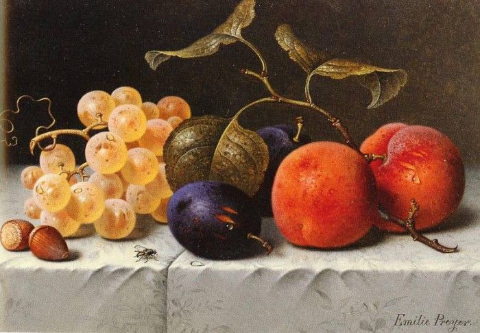 Preyer Emilie Still Life with Fruit And Nuts. , 