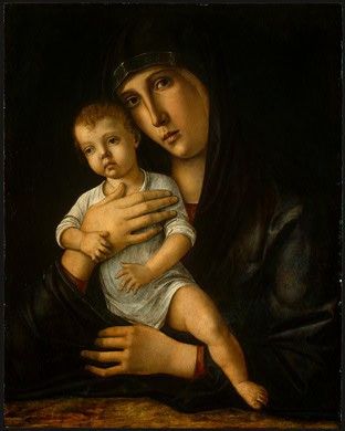BELLINI,G. MADONNA AND CHILD, C. 1475, NGW. , 