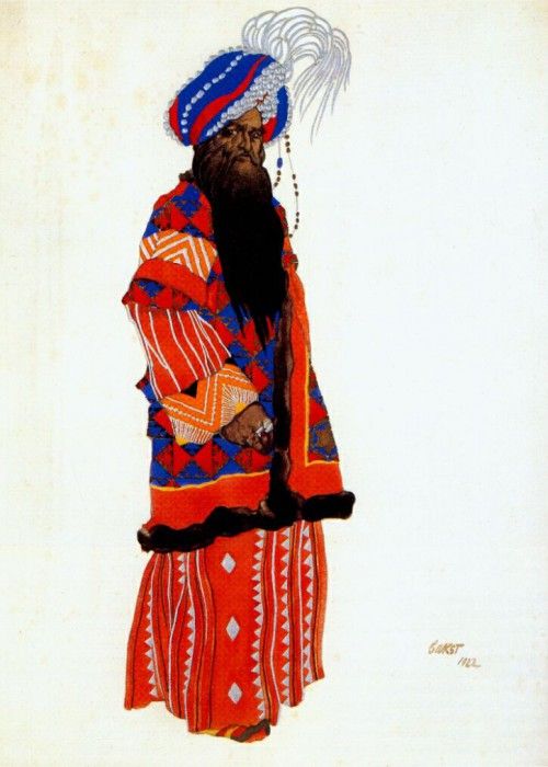 bakst le sultan samarcande 1922. , 