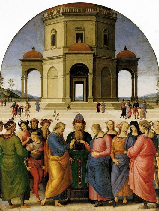 Perugino The Betrothal of the Virgin. , 