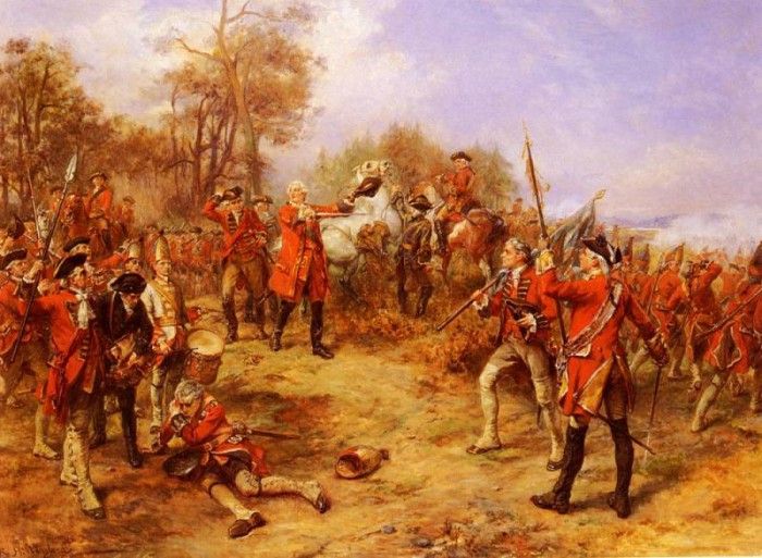 Hillingford Robert Alexander George II At The Battle Of Dettingen. Hillingford,  