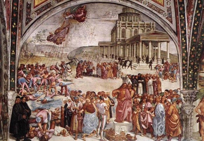 SIGNORELLI Luca Sermon And Deeds Of The Antichrist. , 