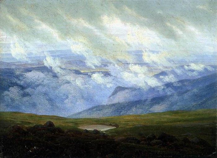 FRIEDRICH Caspar David Drifting Clouds. ,  