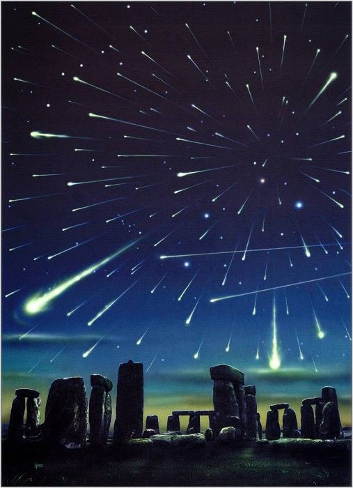 David Hardy Leonids Over Stonehenge - Xxx 0888 . , 