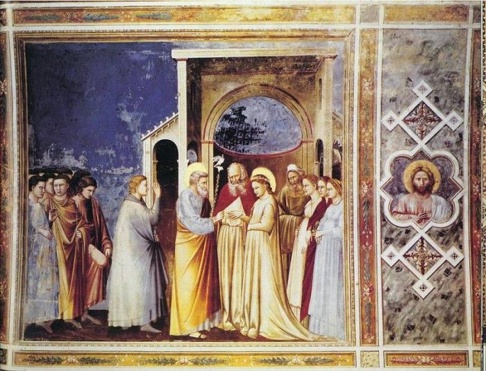 Giotto   Scrovegni   [11]   Marriage of the Virgin.   