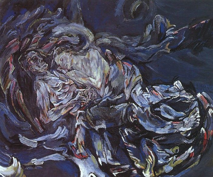 Kokoschka Bride of the Wind, 1914, Offenliche Kunst-sammlung. , 