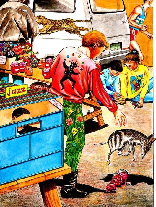 Bb 0014 Judiciously jumped over jam Steve&MarionIsham sqs. Isham, ���� � ������