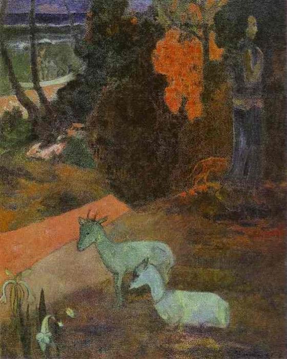 Gauguin - Tarari Maruru (Landscape With Two Goats). , 