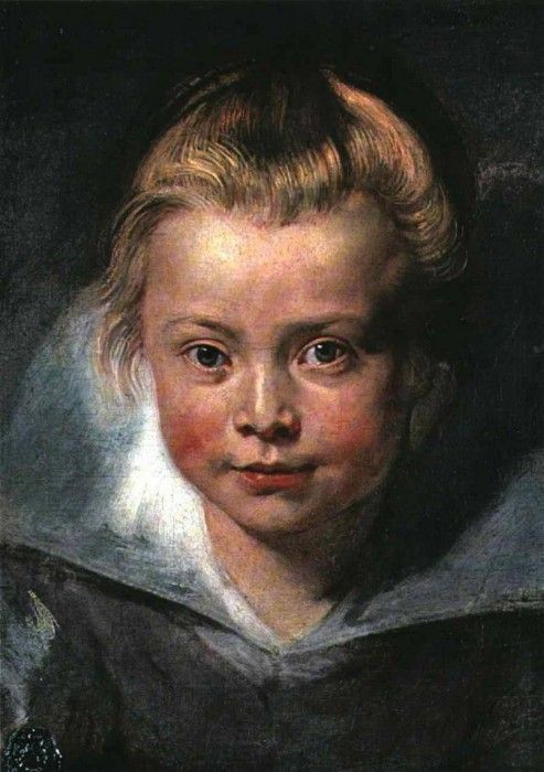 Rubens Childs head, 1618, Leichtenstein Collection Vaduz, L. ,  