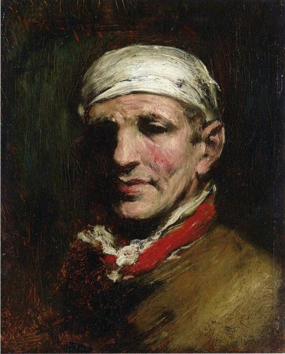 Chase William Merritt Man with Bandana. ,  