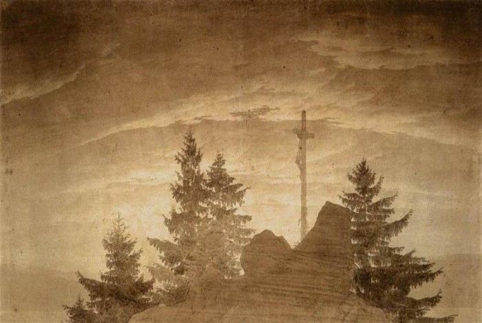 FRIEDRICH Caspar David Cross In The Mountains. ,  