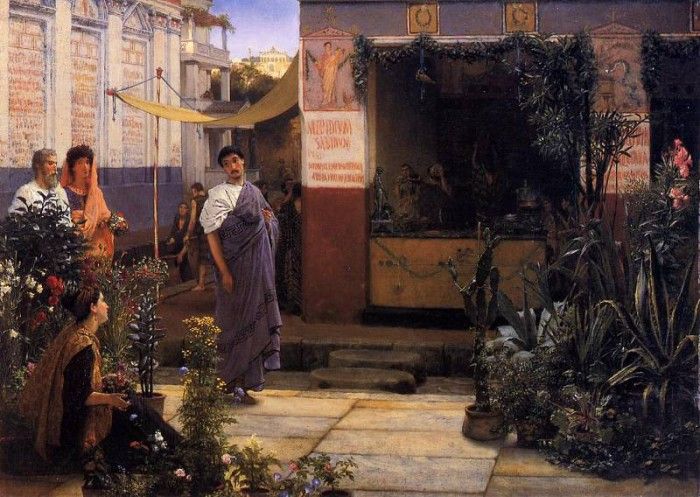 Alma Tadema The Flower Market. �����-������ �������
