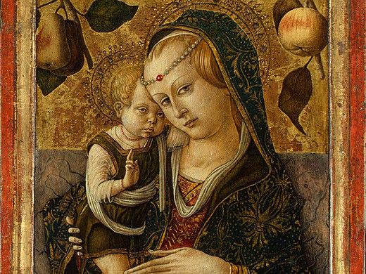 Crivelli Madonna and Child, before 1490, Ng Washington Det(1.  