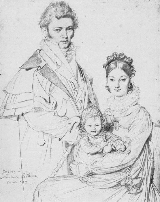 Ingres The Alexandre Lethiere Family. ,   