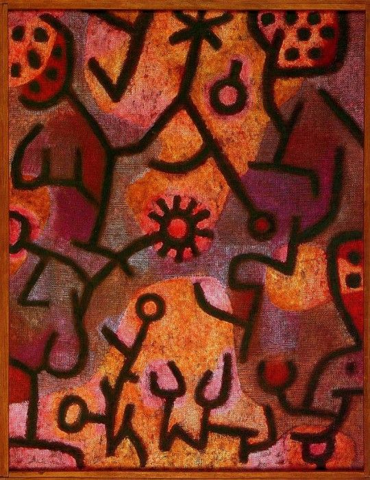 Klee Paul Flora on rocks Sun. , 