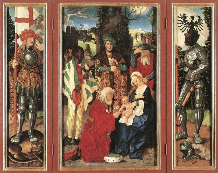 BALDUNG GRIEN Hans Adoration Of The Magi.  Grien, 