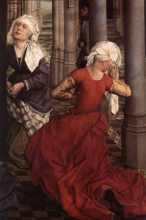 Weyden Seven Sacraments (central panel) detail2. ,   