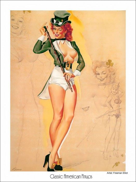 ds american pinups52 freeman elliot. ������ ������