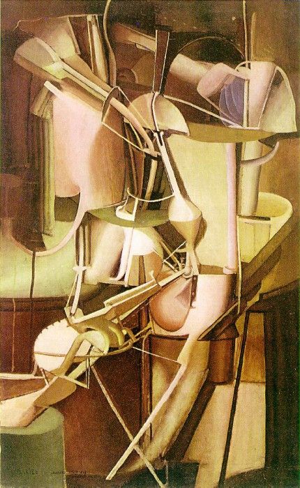 Duchamp Bride, 1912, 89.5x55 cm, Philadelphia Museum of Art. , 