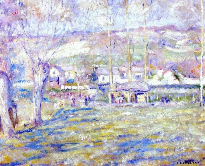 frieseke giverny winter. Frieseke,  