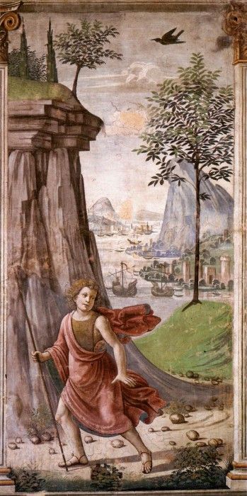 GHIRLANDAIO Domenico St John The Baptist In The Desert. , 