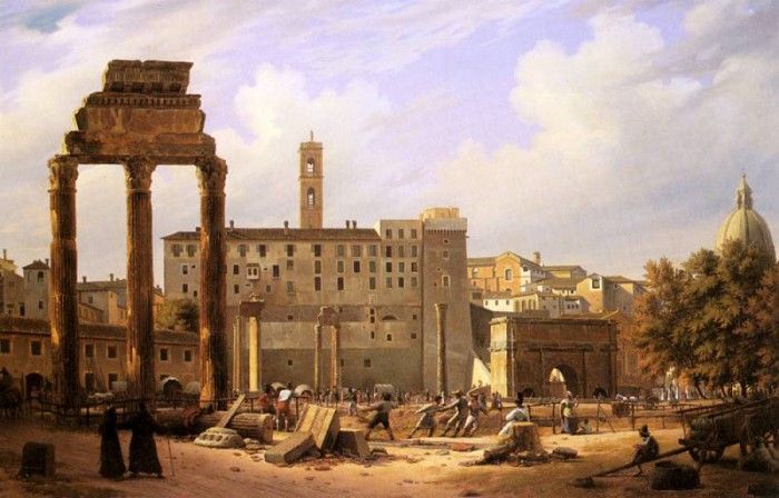 Wagner Otto The Prisoners Excavation Of The Roman Forum. , 