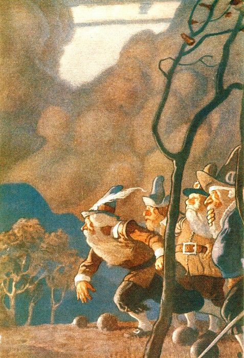 Rip Van Winkle 0009 The Wee Folk N.C.Wyeth sqs r. ,  