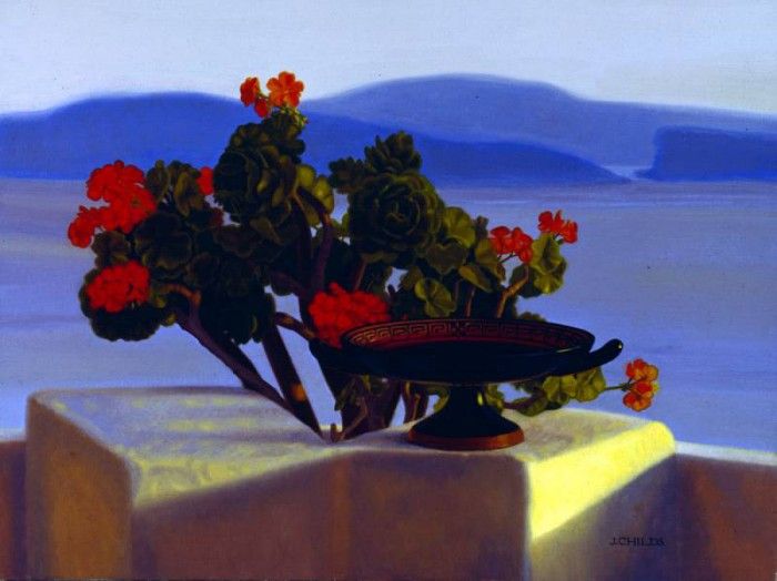 Childs James Evening Offering Santorini. , 