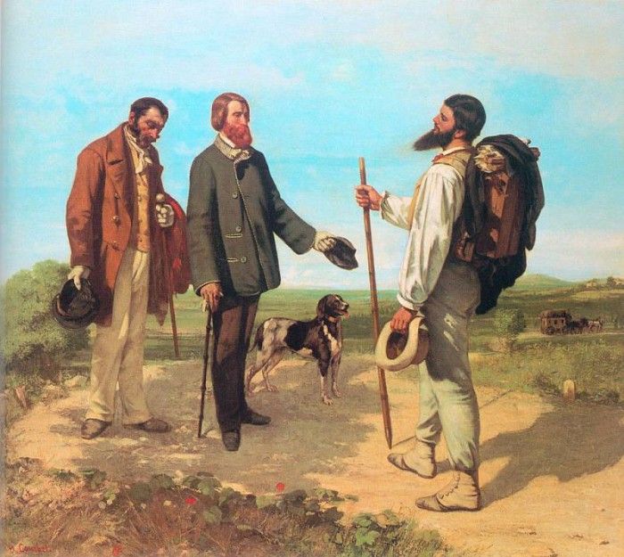 The Meeting Bonjour Monsieur Courbet CGF. , 