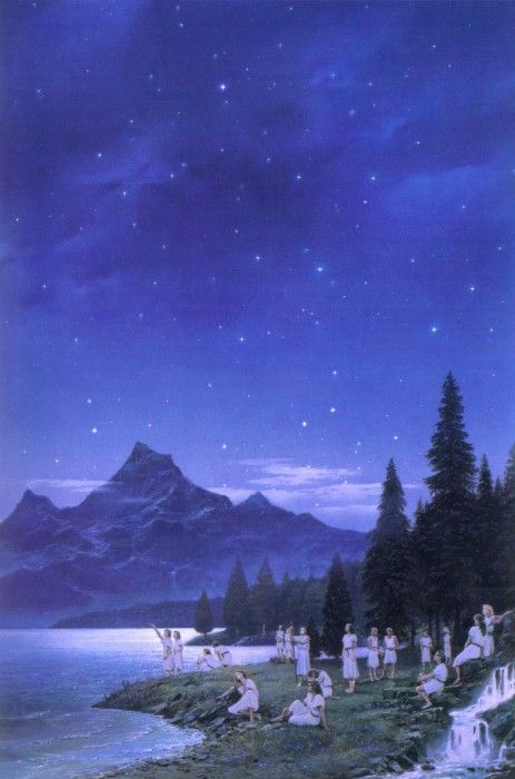 00tcal 07   At Lake Cuivienen. Nasmith, 