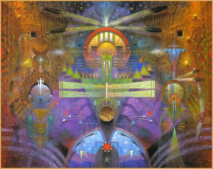 kb Perkinson Tom-Spirit Figures Ascending. , 