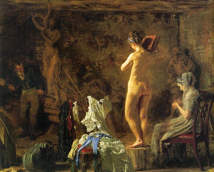 Eakins William Rush Carving his Allegorical Figure of the Sc. , 