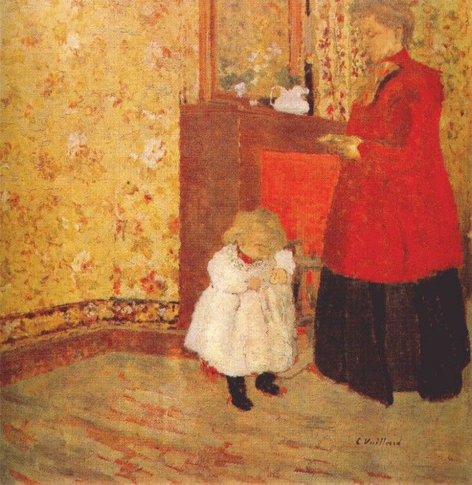 vuillard mother and child c1900. �����, ������