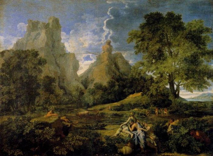 Poussin Nicolas Landscape With Polyphemus. , 