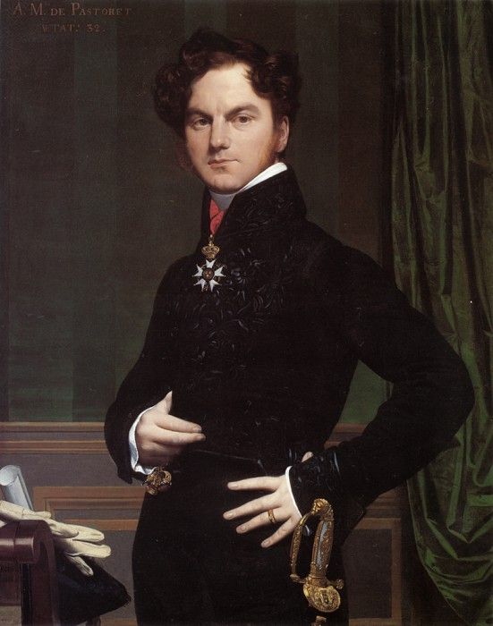 Ingres Amedee David Comte de Pastoret. ,   