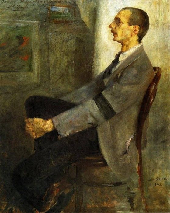 Corinth Lovis Portrait of the Painter Walter Leistilow. , 