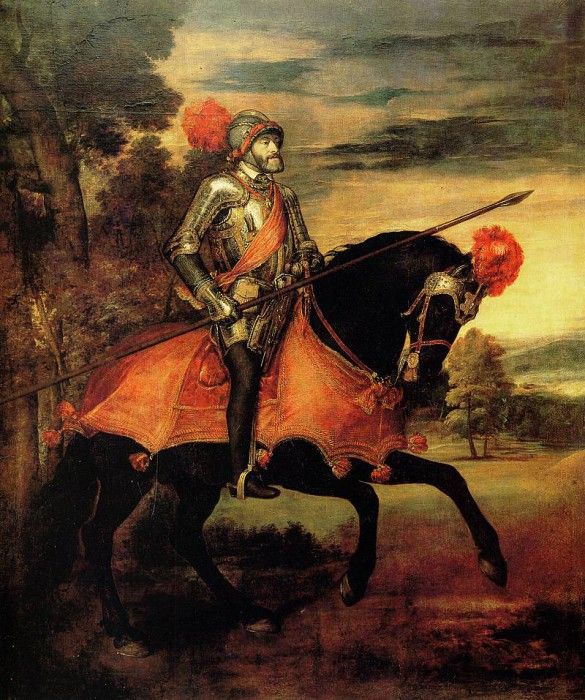 Titian Emperor Charles 1548.  ( )