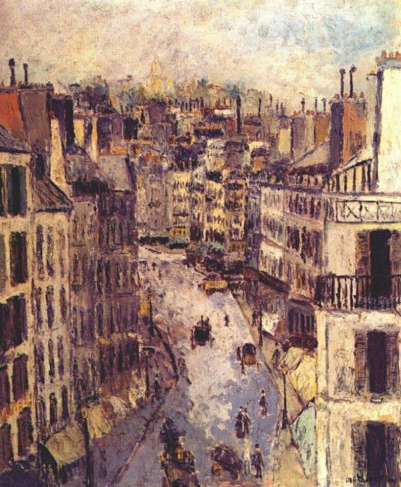 utrillo rue lepic c1909-10. , 