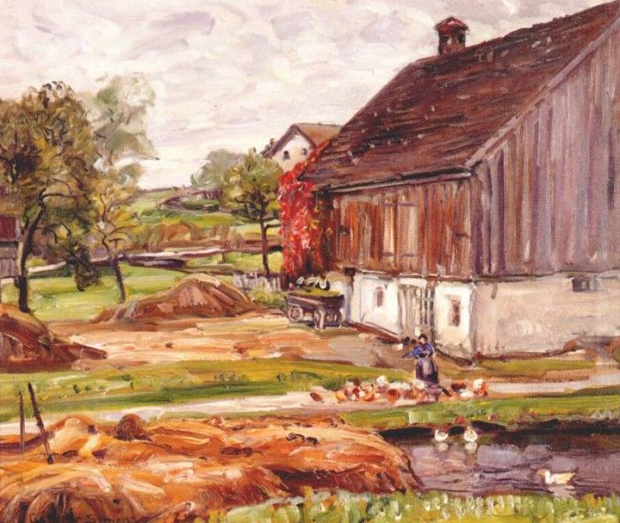 symons barnyard scene. 