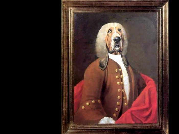 dog portraits csg008 sir algernon buncombe. , 