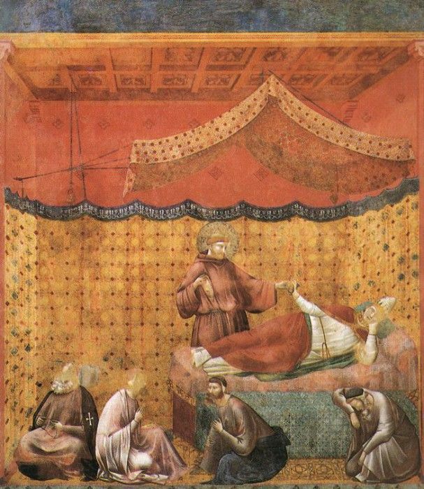 Giotto   Legend of St Francis   [25]   Dream of St Gregory.   